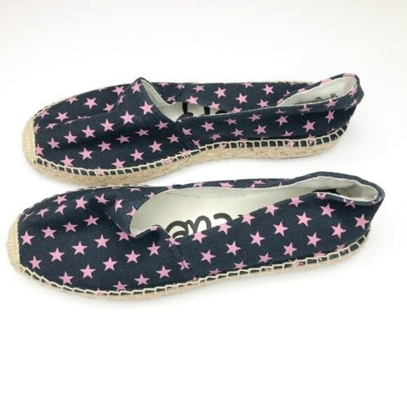 Sam Edelman Pink Star Espadrille Shoes - Picture 6 of 7